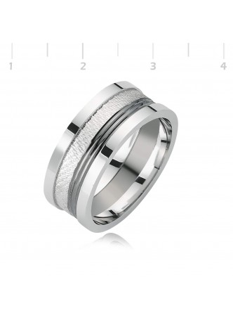 Rodyum Kaplama Erkek Alyans