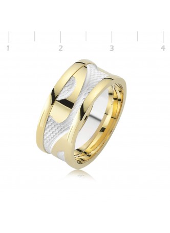 Altın Kaplama Erkek Alyans