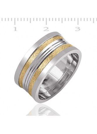 Gümüş Altın Kaplama Alyans