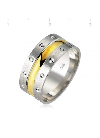 Gümüş Rodyumlu Alyans