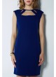 YAKA DETAYLI ELBİSE – SAKS