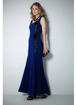 PAYET DETAYLI ABİYE ELBİSE – SAKS