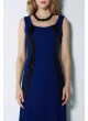 PAYET DETAYLI ABİYE ELBİSE – SAKS