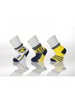 BİBABY TARAFTAR 3'LÜ BEBE ÇORAP FENERBAHÇE
