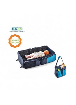 Babyjem Pratik Seyahat Yatağı Mavi