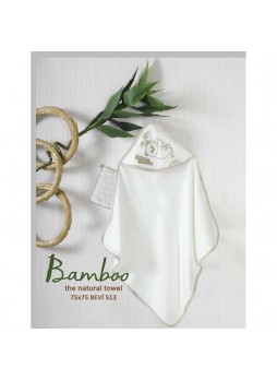 Bebekevi Bebek Panda Bambu Kapşonlu Havlu 2 li Set