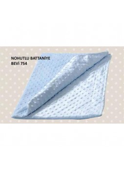 Bebekevi Bebek Nohutlu Battaniye Mavi