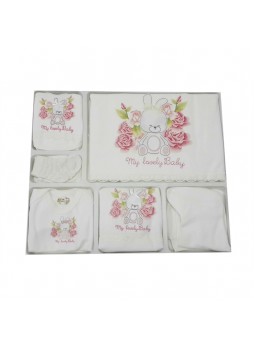 Bebitof My Lovely Baby Kız Bebek Hastane Çıkışı 10 Parça Krem