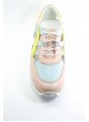 Pastel Renkli Deri Sneaker