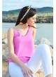Pembe Askılı Bluz
