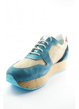 Mavi Süet Sneaker