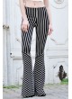 Çizgili İspanyol Paça Pantolon