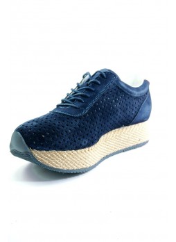 Lacivert Süet Sneaker