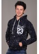 23 Baskılı Kapşonlu Sweat