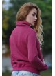 Bağcıklı Yaka Epic Baskılı Sweat bordo