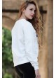 bayan sweat 56 baskılı krem