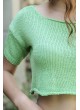 bayan triko bluz yeşil