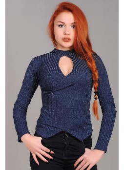 Çapraz Yaka Laci Bluz