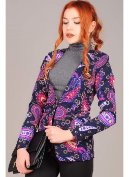 Desenli Mor Ceker