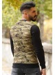 Kamuflaj Sweat Kollar Siyah