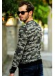 Kamuflaj Sweat Yeşil Beyaz