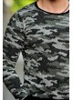 Kamuflaj Sweat Yeşil Beyaz