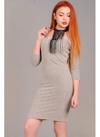 Kırçıllı gri Elbise