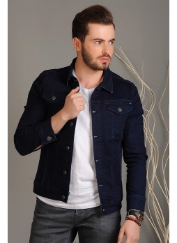 Klasik Mavi Kot Ceket