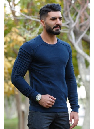 Kol Tırtıklı Cepli Sweat Laci