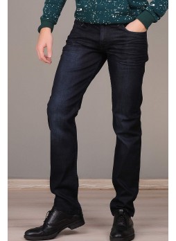 Koyu Lacivert Yıkamalı Denim