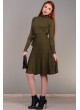 Kuşaklı Yeşil Elbise