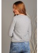 Mavi Desenli Gri Sweat