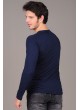 O Yaka Basic Lacivert Sweat