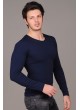 O Yaka Basic Lacivert Sweat