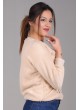 Pembe Peluş Yüzlü Toprak Sweat