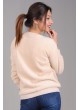 Pembe Peluş Yüzlü Toprak Sweat