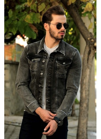 Petek Doku Kot Ceket Füme