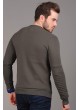 Tırtıklı Haki Sweat