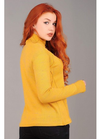 Yarım Balıkçı Benekli Sarı Triko