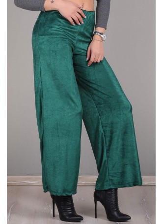Yeşil Kadife Pantolon
