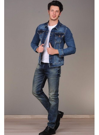 Yıkamalı Mavi Denim