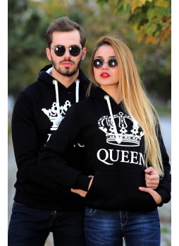 Siyah King & Queen Sweat