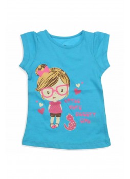 Wonder Kids Kız Çocuk Kısa Kol Tshirt 010-2902-015