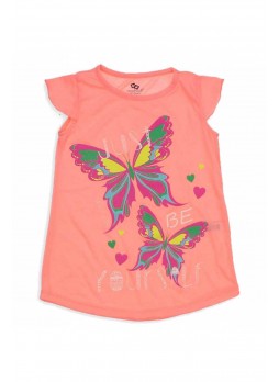 Wonder Kids Kız Çocuk Kısa Kol Tshirt  010-3104-006