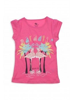 Wonder Kids Kız Çocuk Kısa Kol Tshirt 010-3102-022