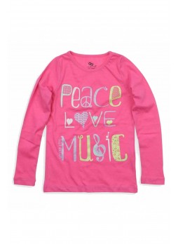 Wonder Kids Kız Çocuk Uzun Kol Tshirt 010-3100-022