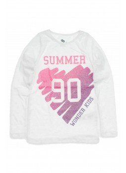 Wonder Kids Kız Çocuk Uzun Kol Tshirt 010-3100-027