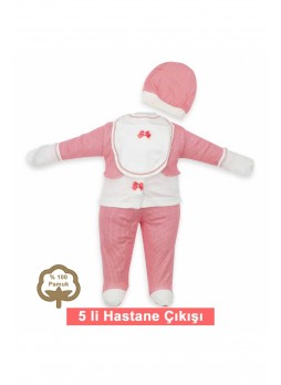 Donino Baby Kız Bebek 5 li Hastane Çıkışı 019-1212-003