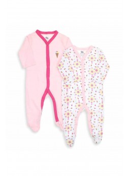 Kız Bebek 2'li Tulum (3-9 ay) 010-332-021