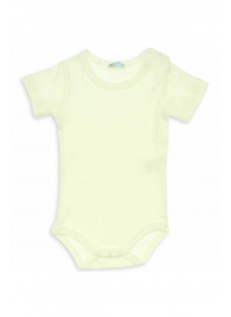 Bambaki Bebek Kısa Kol Çıtçıtlı Bady 013-00020-028